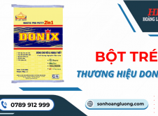 Sản phẩm tin cậy cho bề mặt tường mịn màng - Bột trét thương hiệu Donix